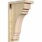 Ekena Millwork Pescadero Rough Sawn Corbel w/Backplate, Douglas Fir, 6"W x 10"D x 18"H COR06X10X18PEC01RDF - alternate 1